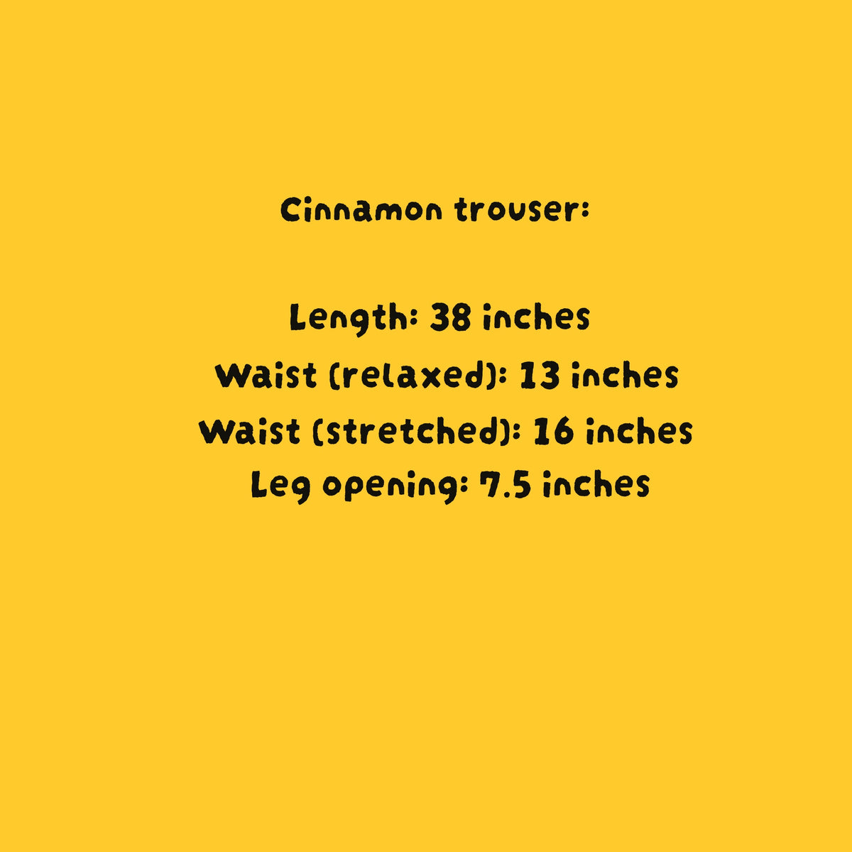 Cinnamon trouser