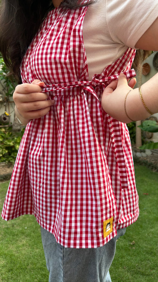 Red Pinafore