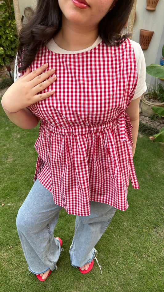 Red Pinafore